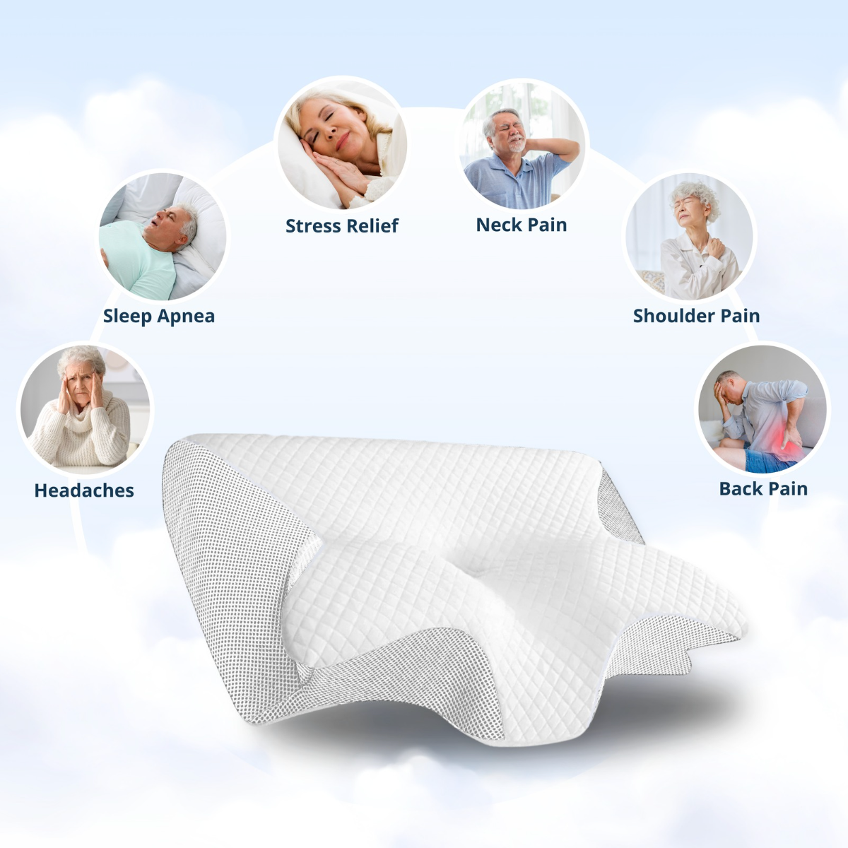 ORTHINEX - PAIN RELIEF ERGONOMIC PILLOW