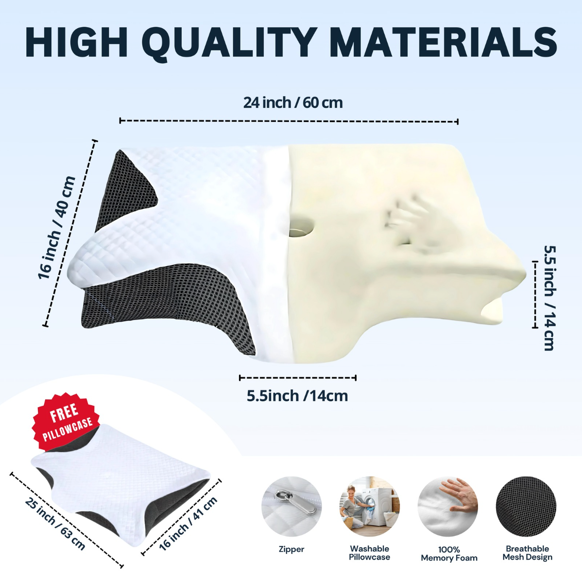 ORTHINEX - PAIN RELIEF ERGONOMIC PILLOW
