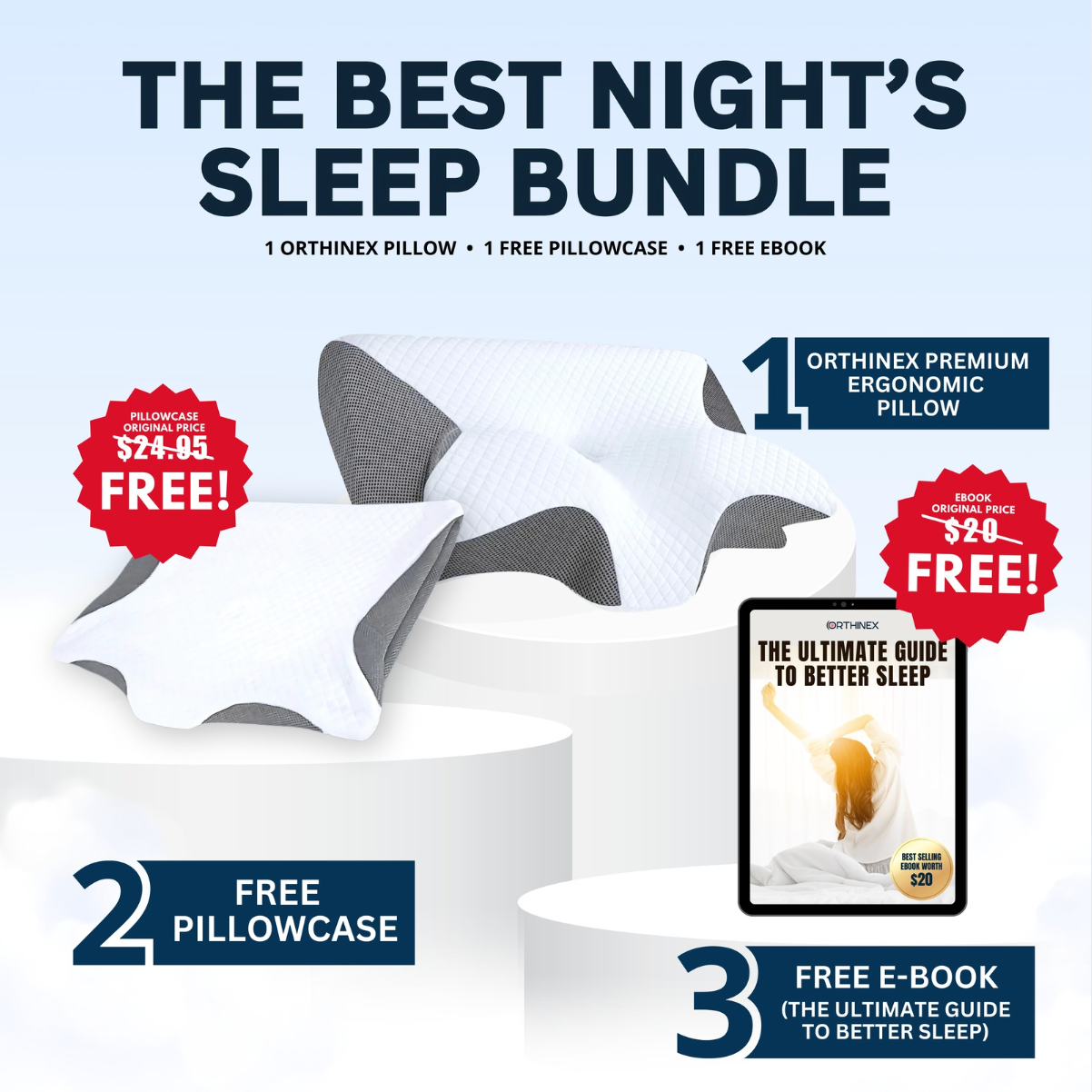 ORTHINEX - PAIN RELIEF ERGONOMIC PILLOW